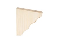 Natúr fenyő mart konzol 16 cm x 19,5 cm