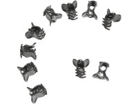 Floraworld orchideacsipesz 10 darabos készlet antracit