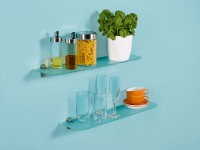 OBI Villar üvegpolc szatinált 0,6 cm x 60 cm x 15 cm