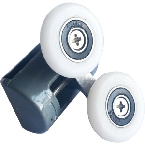 Csere dupla görgők (4 db-os csomag) zuhanykabinokhoz, 6 mm-es üveghez.