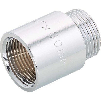 OBI csaphosszabbító 24,1 mm (Rp 3/4) x 26,4 mm (R 3/4) krómozott sárgaréz 30 mm