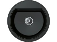 Miló beépíthető mosogató Olli 51 gránit kompozit fekete Miló beépíthető mosogató Olli 51 gránit kompozit fekete