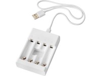 Akkumulátortöltő készlet 2 x AA 2 x AAA elemmel és USB-töltőkábellel Akkumulátortöltő készlet 2 x AA 2 x AAA elemmel és USB-töltőkábellel