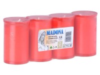 Madona préselt mécsesbetét piros 4 x 120g