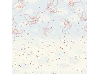 Komar nemszőtt fotótapéta Disney Dumbo Clouds világoskék
