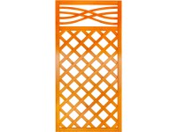 Malaga rácsos kerítéselem 180 cm x 90 cm mandulafenyő