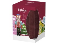 Bolsius csillaggyertya bordó diótörős 170 mm x 70 mm