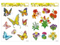 Tavaszi ablakkép 2-féle változatban 30 cm x 42 cm színes