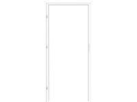 Állítható ajtótok 120 mm - 140 mm Fehér 75 cm x 210 cm balos