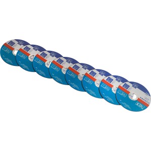 8 db LUX Classic fém vágókorong, Ø 125 mm, sarokcsiszoló tartozék.