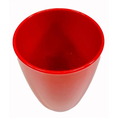 Fogkefe- és fogkrémtartó piros