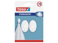 tesa közepes ovális öntapadó tartós akasztó fehér 2 db