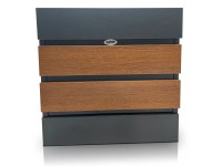 Postaláda kültéri Fence Design III. Antracit- Aranytölgy