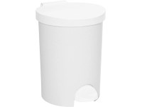 Curver kerek pedálos szemetes belső kosárral 15 l - Fehér Curver kerek pedálos szemetes belső kosárral 15 l - Fehér