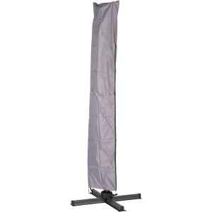 Szürke Acamp prémium napernyő huzat 450 cm-ig napernyő állványon.
