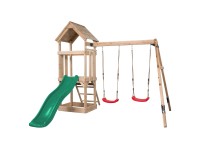 Swing King Noa játszótorony 234 cm x 265 cm x 280 cm zöld FSC Swing King Noa játszótorony 234 cm x 265 cm x 280 cm zöld FSC