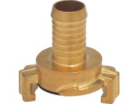 Gyorscsatlakozó tömlődarab, sárgaréz, 20 mm-hez (3/4