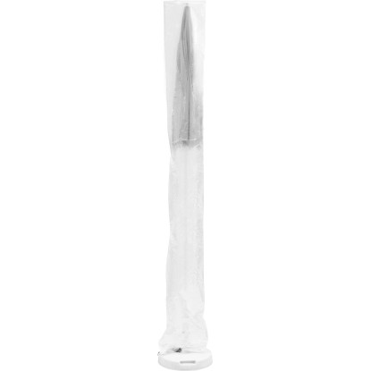 Átlátszó PE védőhuzat napernyőkhöz Ø 450 cm-ig. Védi a piaci és erkély napernyőket a szennyeződéstől és időjárástól.