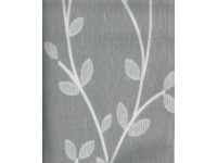 Fényáteresztő voile sherly levélmintás fehér 295 cm magas méteráru