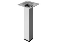 Hettich asztalláb 25 mm x 25 mm x 150 mm alumínium hatású