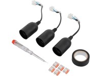 Lámpafoglalat felújítókészlet fekete 6 részes Lámpafoglalat felújítókészlet fekete 6 részes