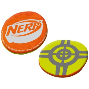 Nerf Neoprén vízicsúszda, 2 darabos készlet: Narancssárga logóval, sárga céltáblával. Vízilabda játékhoz és szórakozáshoz.