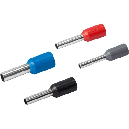 LUX-TOOLS érvéghüvelykészlet, szigetelt, 100 darab