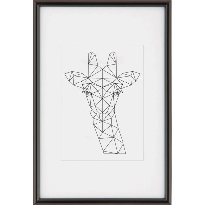 OBI műanyag keret, 20 cm x 30 cm, fekete
