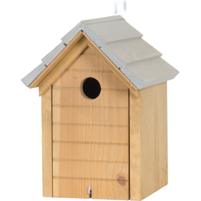 Fészekodú tetővel FSC® barna-világosszürke