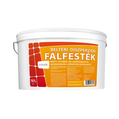 Beltéri diszperziós falfesték fehér 10 l