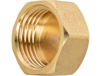 OBI menetes zárósapka 18,6 mm (Rp 1/2) sárgaréz OBI menetes zárósapka 18,6 mm (Rp 1/2) sárgaréz