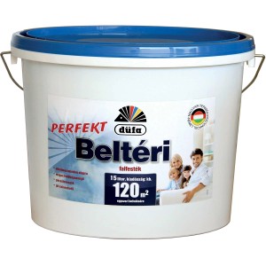Vödör fehér beltéri festék a Düfa-tól, kb. 120 m²-re alkalmas.