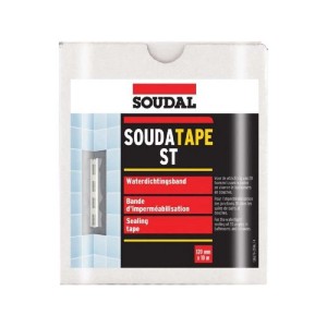 Soudal Soudatape ST tömítőszalag, fürdőszobák és zuhanyzók tömítéséhez.