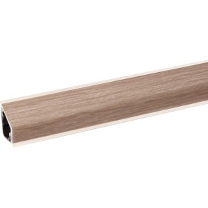 Sanremo tölgy fali végzáró léc, 300 cm, a munkalapok falhoz való tömítéséhez.