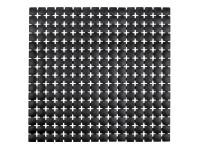 Kleine Wolke Gatty zuhanyszőnyeg 54 cm x 54 cm fekete