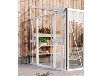 Dupla ajtó készlet a Helena melegházhoz fehér Dupla ajtó készlet a Helena melegházhoz fehér