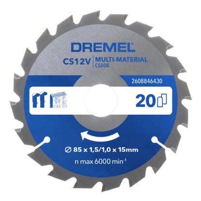 Dremel körfűrészlap CS600 multi-Material átmérő 85 mm