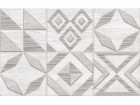 Dekor falicsempe Equador Grey Patchwork 25 x 40 cm