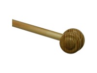 Gardinia tartókonzol Montana vitrázsrúdhoz 11 mm natúr erdei fenyő 3 cm