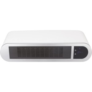 Fehér Sollia Hot Air 2000 W fali PTC fűtőtest LED kijelzővel elektromos fűtéshez.