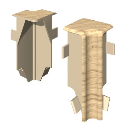 Egger belső sarok kocka 6 cm tölgy világos 2 db