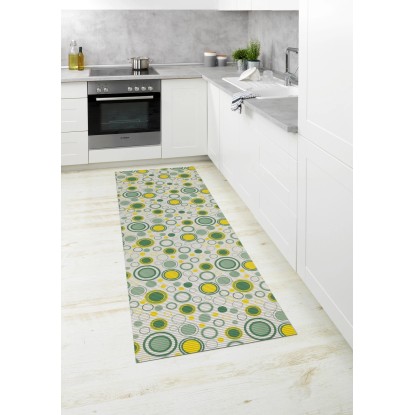 Wenko fürdőszobaszőnyeg Retro műanyag 65 cm x 200 cm többszínű