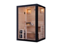 Panorama Black finn szauna 2 személyes 130 cm x 120 cm Panorama Black finn szauna 2 személyes 130 cm x 120 cm