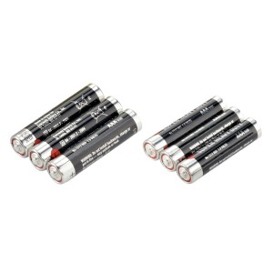 AAA elemek LED zseblámpához, 6 darabos készlet.