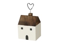 Boltze Home Gotan emlékeztető tartó 12 cm x 6 cm x 6 cm Fehér-barna