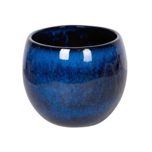Singa Globe kerámia növénytartó királykék 56 cm x 42 cm