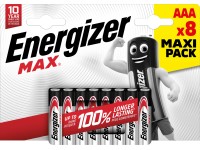 Energizer alkáli elem Max AAA Micro 8 darab