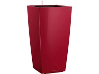Lechuza Cubico Premium oszlopkaspó 40 cm x 40 cm skarlátvörös magasfényű Lechuza Cubico Premium oszlopkaspó 40 cm x 40 cm skarlátvörös magasfényű