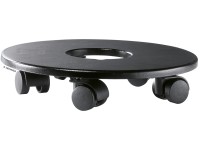 Lechuza Classico 43 görgős alátét fekete 26 cm átmérő