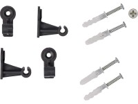 OBI futtatórács-rögzítő készlet, antracit OBI futtatórács-rögzítő készlet, antracit